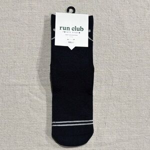 🏃‍♀️NWT Run Club Point Studio Black Athletic Socks 🧦